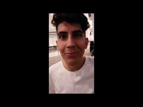 a man has fallen into a poorly made video