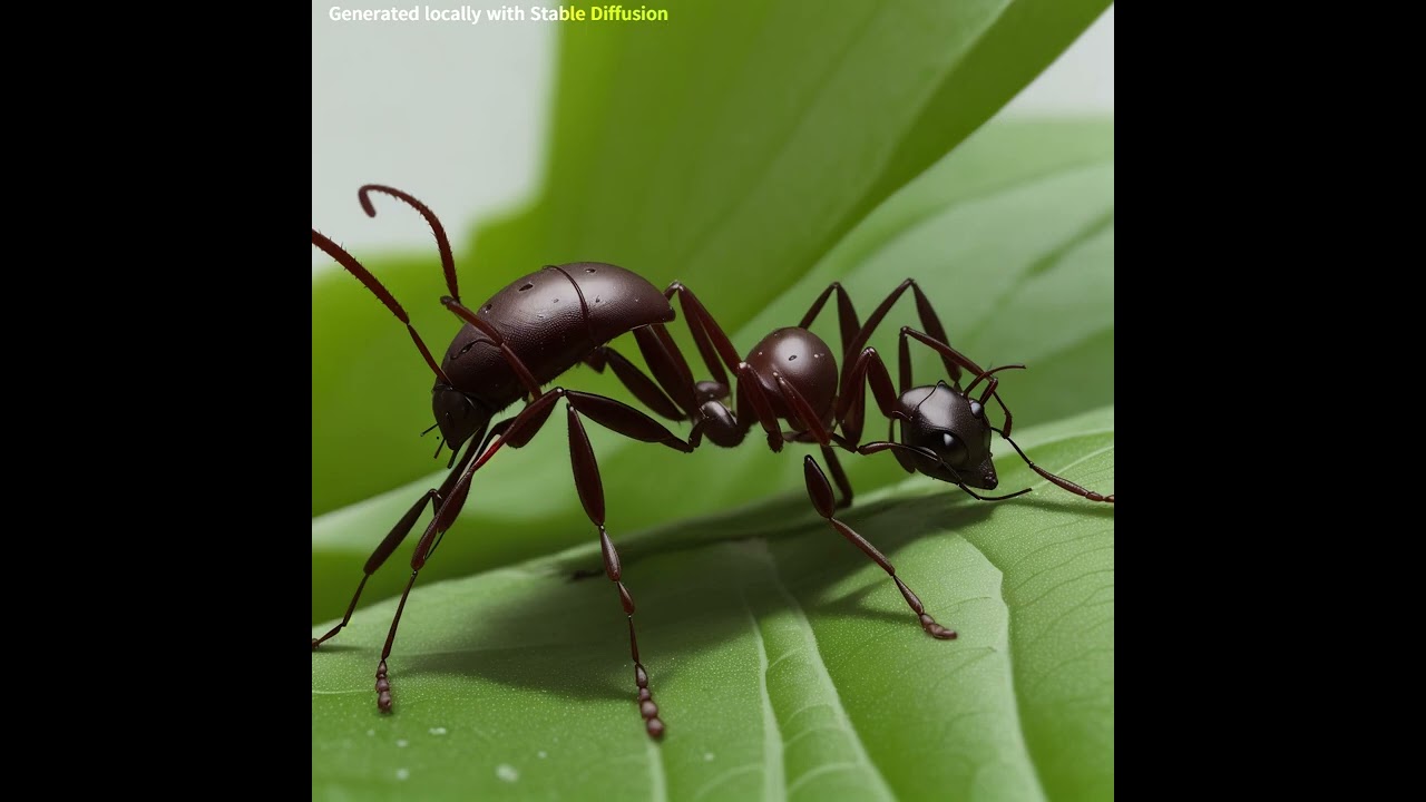 stable diffusion -- ants