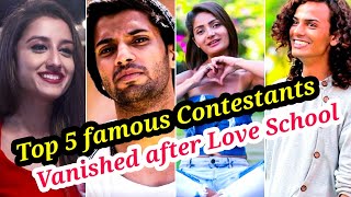 TOP 5 MOST FAMOUS CONTESTANT OF LOVE SCHOOL SEASON 4 WHO VANISHED AFTER THE SHOW |WHERE ARE THEY NOW