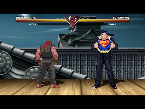 DRAGON RYU vs SUPERMAN - Highest Level Amazing Fight!