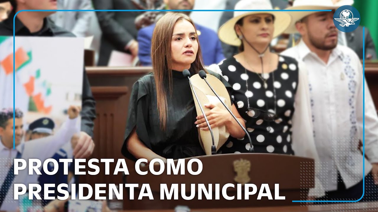“Vengo con el corazón destrozado”: Grecia Quiroz protesta como presidenta municipal #EnPortada