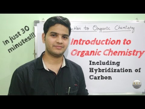 Organic Chemistry Basics with hybridization (Hindi/English/Urdu)