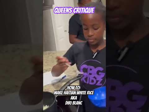 Cooking time! How to make Haitian white rice (diri blanc)#haitianfood #culture #cookingvideo
