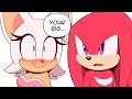 What Knuckles Likes About Rouge Sonic Comic Dub