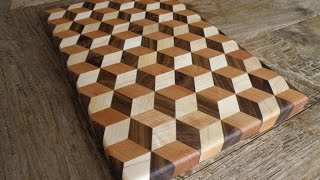 Woodworking - Making a  3d Tumbling cutting board