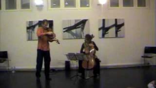 Nine fingers pizzicato with cello - Garth Knox
