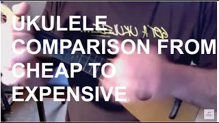 Ukulele comparison - a beginners guide from cheap to expensive