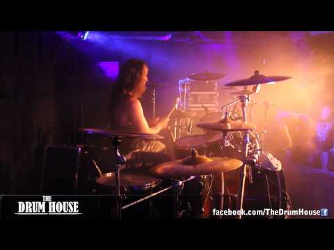 Dave Haley (Psycroptic) - 'Lacertine Forest' live drum cam