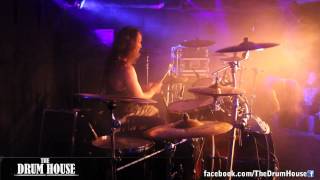 Dave Haley (Psycroptic) - 'Lacertine Forest' live drum cam