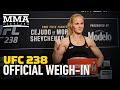 UFC 238 Official Weigh-in Highlights - MMA Fighting