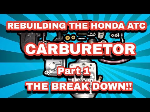 ATC250ES Honda Big Red Carburetor Rebuild pt.1