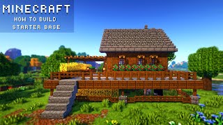 Minecraft: How to Build a Starter Survival Base | Tutorial