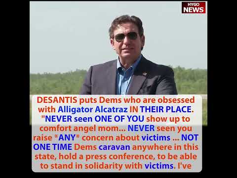 DESANTIS: never seen Dem caravan in solidarity with victims; Dems lying on losing Medicaid; Newsom