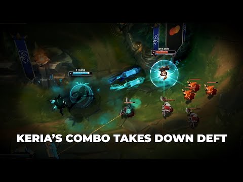 Keria's Perfect Combo Takes Down Deft | T1 Keria