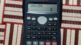 How to calculate percentage in scientific calculator.