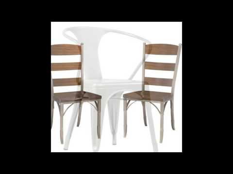 Metal restaurant chairs