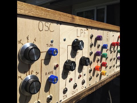 DIY Modular Synthesizer Demo