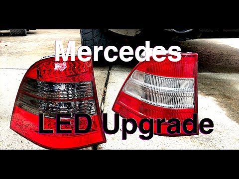 Mercedes ML W163 LED Tail light Upgrade