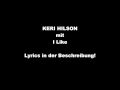 Keri Hilson - I Like (Lyrics) 