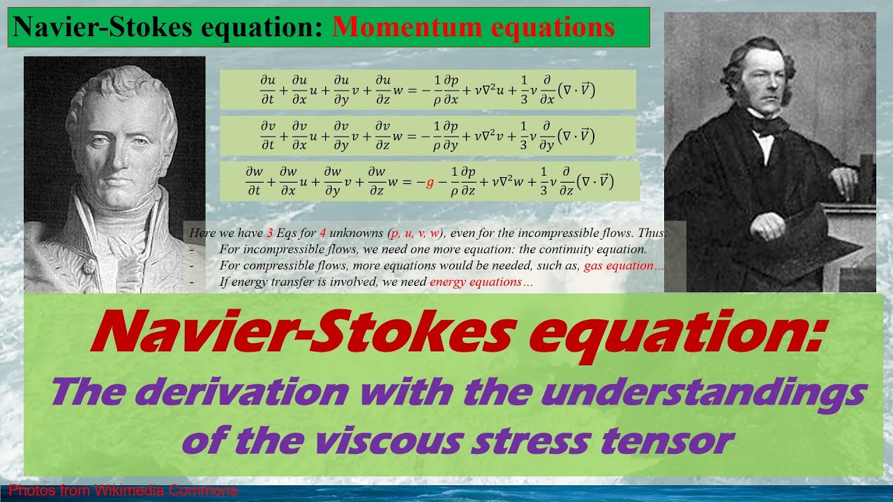 Navier-Stokes equation: a derivation with the detailed understandings on viscous stress tensor