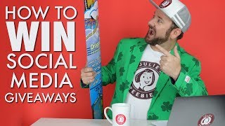 🎉 How to enter (AND WIN) Social Media Giveaways & Sweepstakes