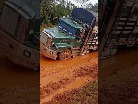 Vía entre Puente Arimena y Puerto Gaitán #trucks #automobile #truckesvlogs #offroad #troquero