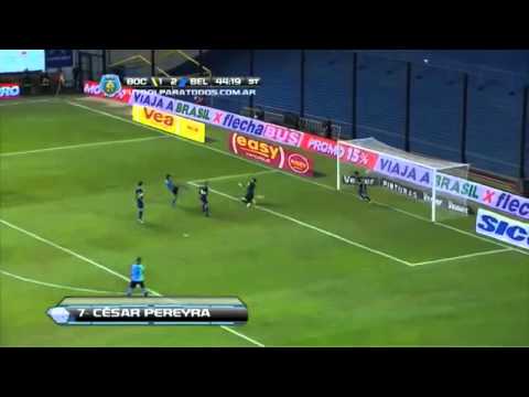 Gol de Pereyra Boca 1 Belgrano 3  Fecha 2 Torneo Final 2014 Fútbol Para Todos