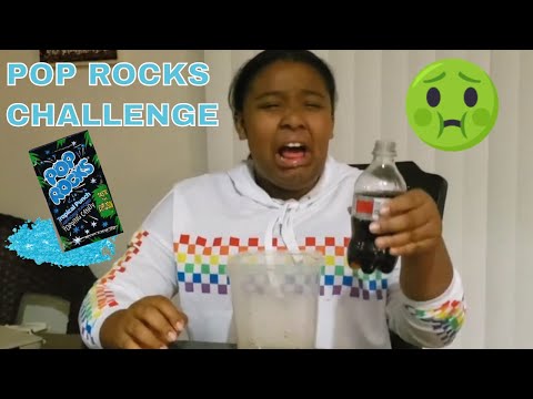 Volcano Pop Rocks Candy Challenge