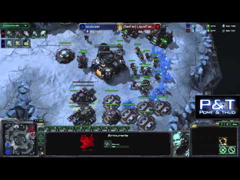 (HD796) AzubuSan vs Liquid Taeja - G1 - PvT - Heart of the Swarm [FR]