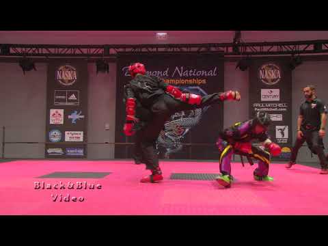 Jump Spin Kick KO by Bailey Murphy during the Elimination at 2021 Diamond Nationals