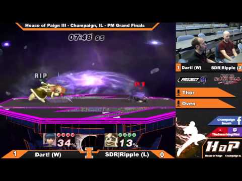 [House of Paign III] Dart! (Marth) vs SDR|Ripple (Dedede) PM Grand Finals
