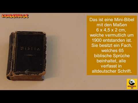 Minibibel, um 1900, mit 65 Sprüchen - Kuriosität