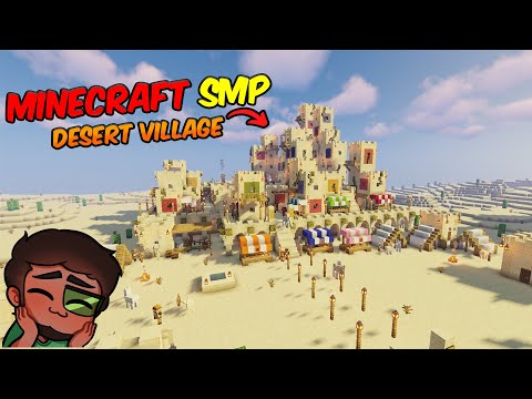 Transforming Desert Village in Minecraft SMP 1.20.1!!