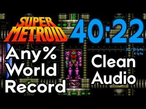 [WORLD RECORD] Super Metroid - Any% Speedrun in 40:22