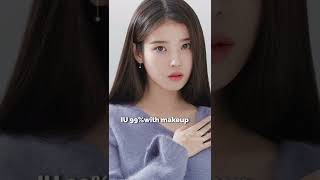Download lagu Iu with or without makeup |#shorts mp3