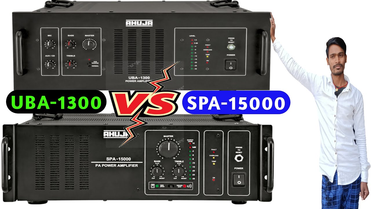 Watch video Ahuja UBA-1300 Vs SPA-15000 Details And Price | Dono Me Se Koun Sa Best Amplifier Hai Now Ahuja UBA-1300 Vs SPA-15000 Details And Price | Dono Me Se Koun Sa Best Amplifier Hai