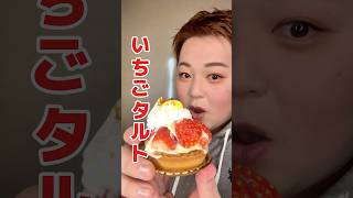 いちごタルトのASMRやってみた #shorts #asmr ##mukbang #eating #eatingsounds #asmreating  #cake