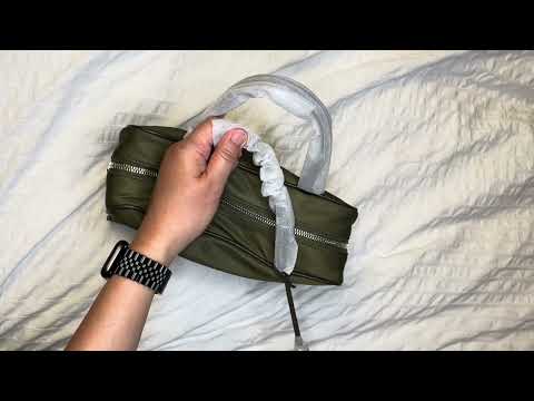 Tout Y Est Sac Loquet Toile Small in Khaki (First Look!)