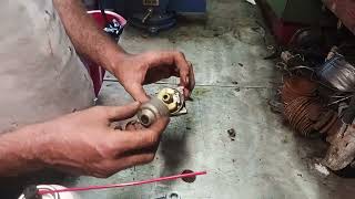 how to take a carburetor off and clean it on a huskee Front Tine garden tiller 5 1/2 hp Viper motor