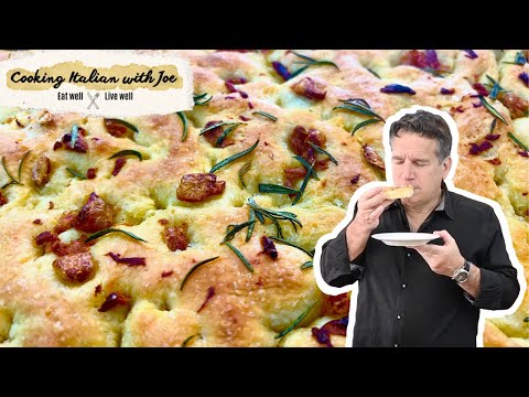 Easy and Delicious Focaccia Bread | Cooking Italian with Joe