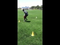 Grant Jr. Backpedal drills