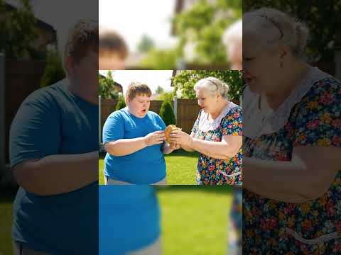 Babcia kontra gruby wnuczek! Popierasz takie metody?