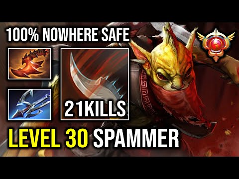 NEW Level 30 Bounty Spammer 100% Annoying Ministun Jinada Roaming Everywhere Dota 2