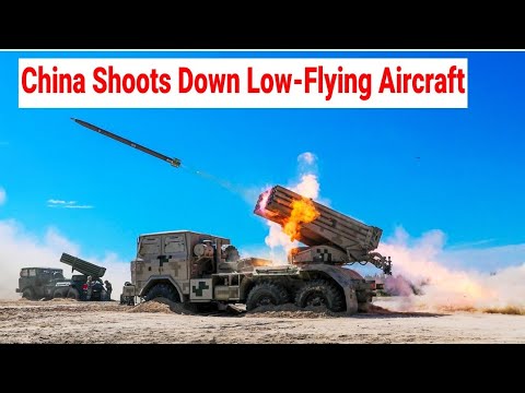 China SH00TS D0WN Low-Flying Aircraft With Surface-To-Air MissiIe Ahead Of India-US