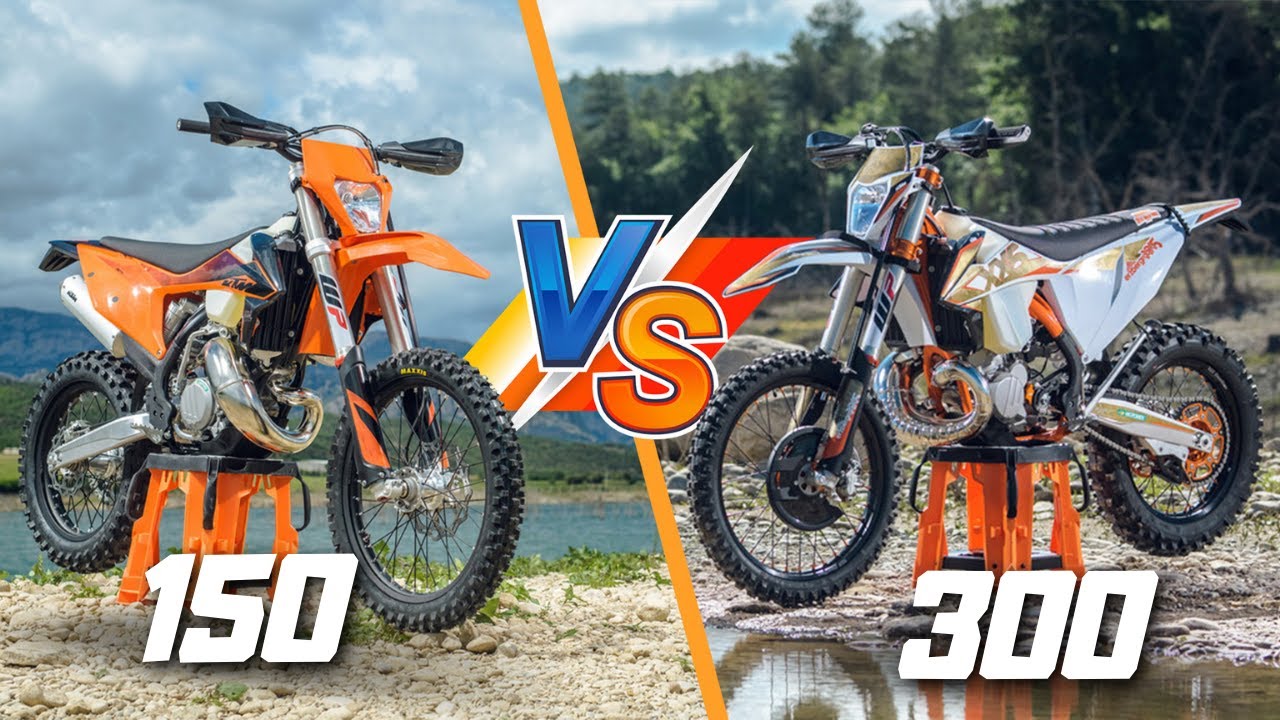 KTM 150 vs KTM 300