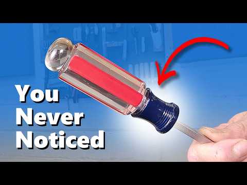 The Hidden Reason Screwdriver Handles Look Like This