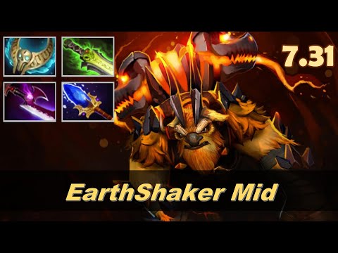 EarthShaker Mid, Revenant's Brooch+ Ethereal Blade Combo | Dota 2 7.31 New Meta