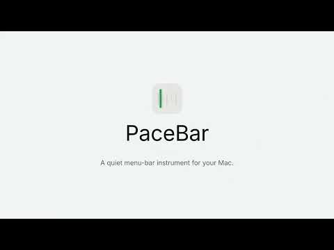 PaceBar 소개 영상