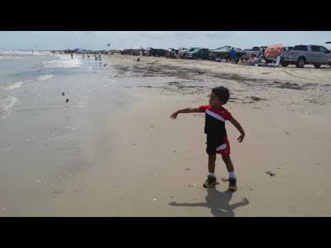 Medhansh at beach (6/11/16)