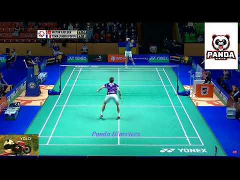 German Open 2022 Viktor Axelsen vs Toma Junior Popov (Denmark vs Italy)
